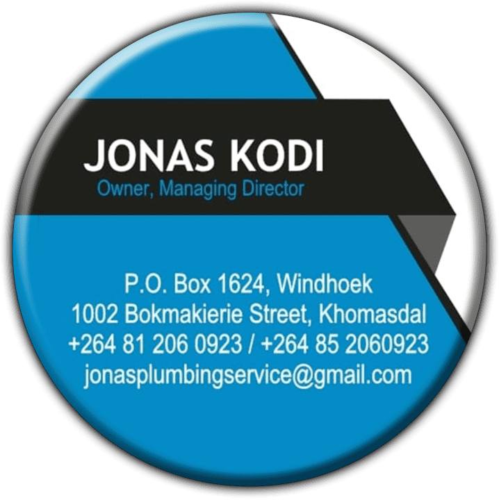 Jonas Plumbing Services - Plumbers & Sanitary Engineers in Windhoek, Namibia